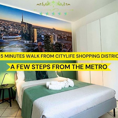 Elegant Citylife Apartment- Metro Access - Double Rooms Milano Esterno foto