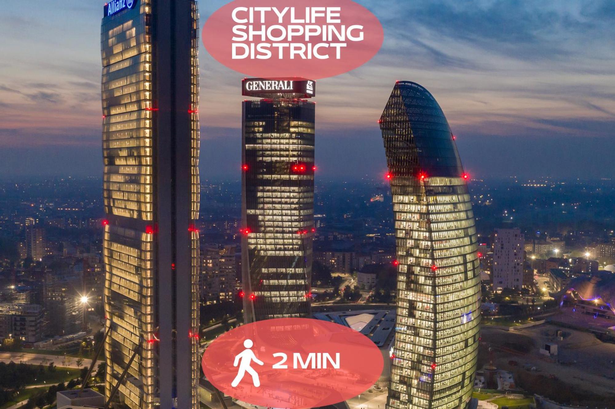 Elegant Citylife Apartment- Metro Access - Double Rooms Milano Esterno foto
