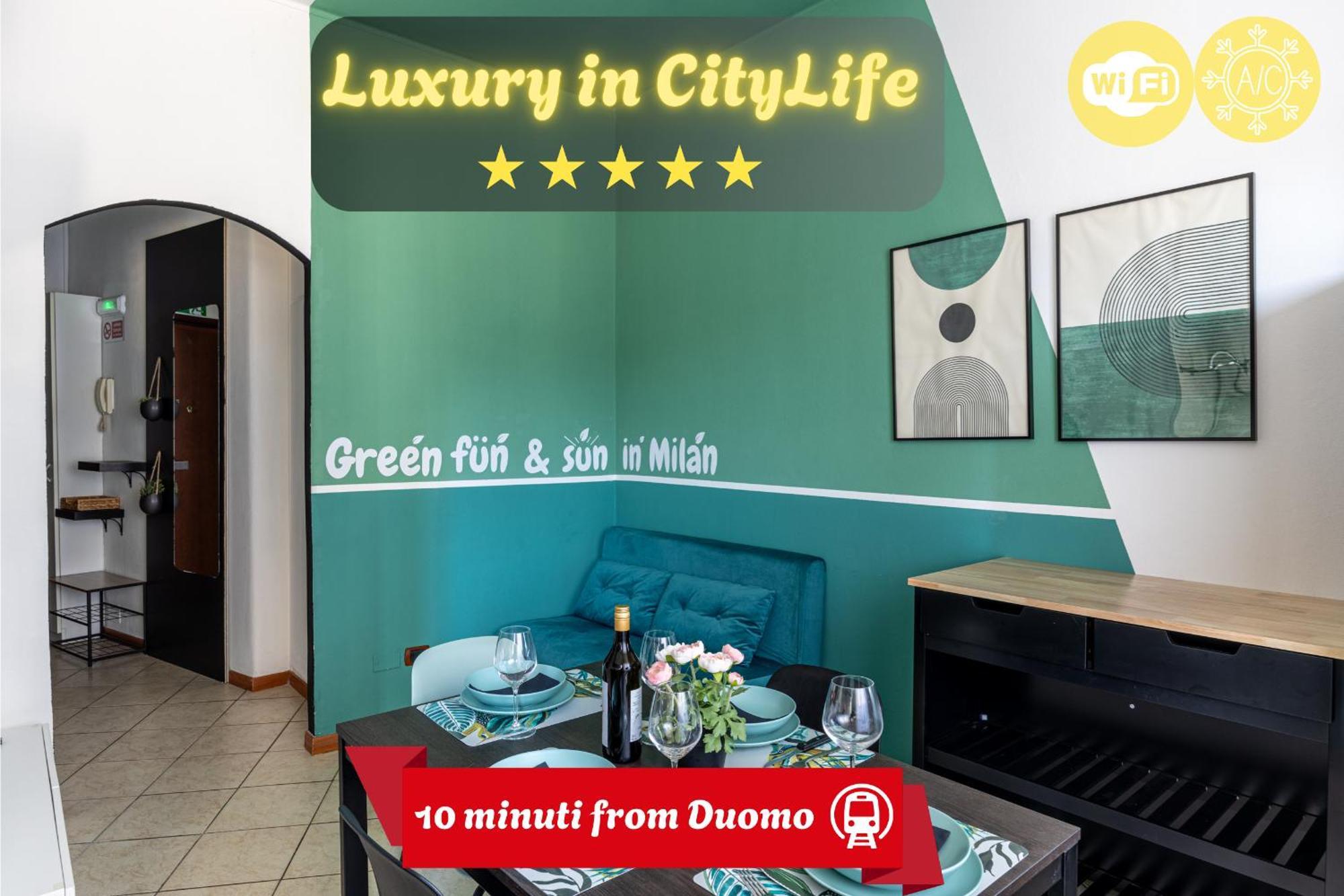 Elegant Citylife Apartment- Metro Access - Double Rooms Milano Esterno foto