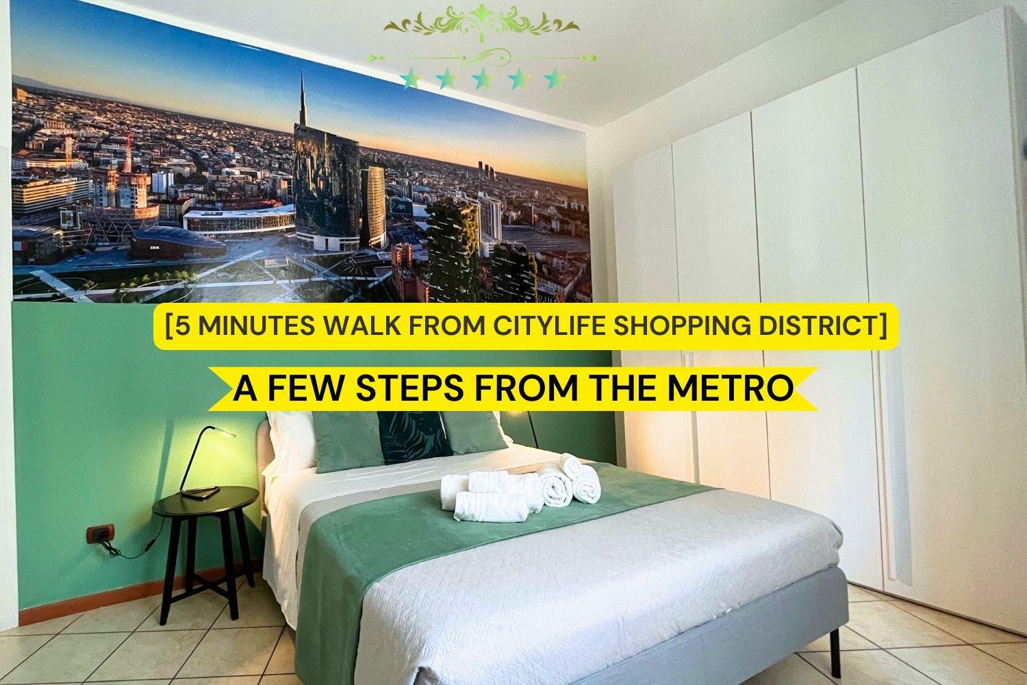 Elegant Citylife Apartment- Metro Access - Double Rooms Milano Esterno foto